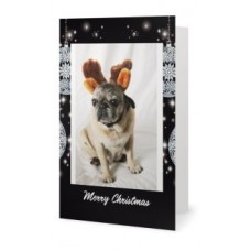 Card - Xmas Giggles Black X